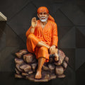 Shirdi Sai Baba Wall Mural – 5x4ft | Large Spiritual Wall Art for Home & Temple