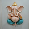Lord Ganesha 3D Wall Mural - 3ft | Modern Spiritual Art