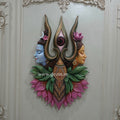 Shiva Shakti 3d Mural With Trishul and Divine Third Eye - 4ft