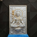 Shiva Padmasana Wall Mural with Floral Design | 5ft Dhyani Shiva 🔱
