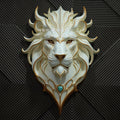 Beast Lion Face Mural – 3x2ft | Artistic Leadership Decor