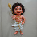 Cute Little Kartikeya Wall Mural 3×1.5 ft | Temple Wall Decor
