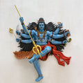 Mahakala Bhairava Wall Mural - 5x5ft | The Destroyer of Negative Energy🔱🚩
